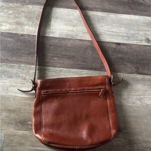 Vintage Talbots Leather Brown Shoulder Bag